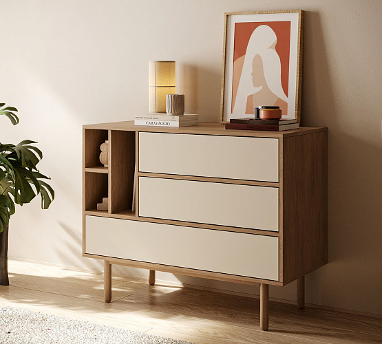 Фото Комод с тремя ящиками Alice ALC01