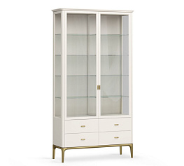 Фото Витрина стеклянная большая Alte Primo gold Pr114CP