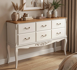 Фото Консоль Marlette WOOD Прованс 6 ящиков