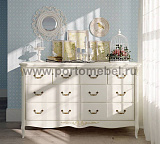 Комод широкий Romantic 8 ящиков