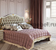 Кровать двуспальная Atelier Gold A526/A528 с мягким изголовьем