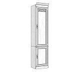 Шкаф комбинированный Оскар 121/122