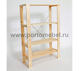 Стеллаж Хей 120х78х30 полки из щита