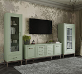 Шкаф с витриной Гориция НСМ однодверный