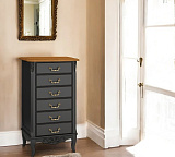 Комод Marlette WOOD высокий 6 ящиков