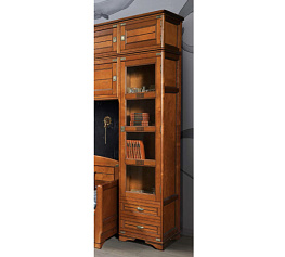 Фото Шкаф с витриной с антресолью Марина СКМ-001-41А(-01)