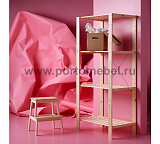 Стеллаж Хей 171х78х50 полки из реек