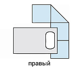 Диван-кровать угловой 2Р-1/1-2Р Милан (1)