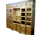 Шкаф для книг с антресолью Марина СКМ-001-15А