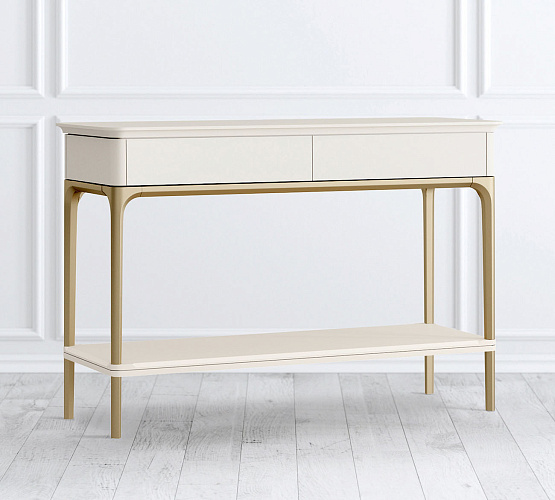 Фото Консоль с полкой 2 Primo gold