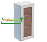 Шкаф настенный 1 дверь 400х900 стекло Profi&Hobby
