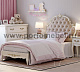 Кровать односпальная Romantic Gold R539/R532 с мягким изголовьем