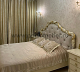 Кровать двуспальная Romantic Gold R418/R416 с мягким изголовьем