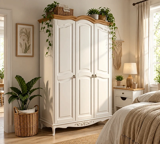 Фото Шкаф трехдверный Marlette WOOD Прованс