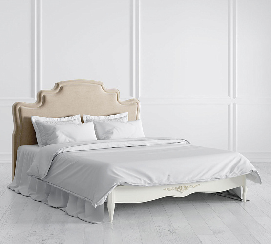 Фото Кровать двуспальная Romantic Gold с мягким изголовьем R636/R638