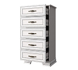 Комод 5S/50 TIFFANY (вудлайн кремовый)