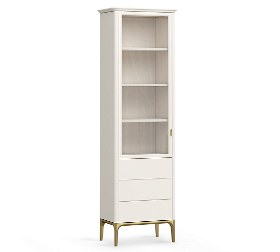 Фото Шкаф книжный малый 3 ящика Alte Primo gold Pr129D