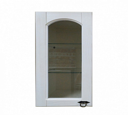 Фото Шкаф настенный со стекл. дверкой Викинг GL 450 №20 браширование