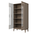 Шкаф с витриной Гориция двухдверный