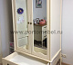 Шкаф двухдверный Лебо с зеркальными дверями