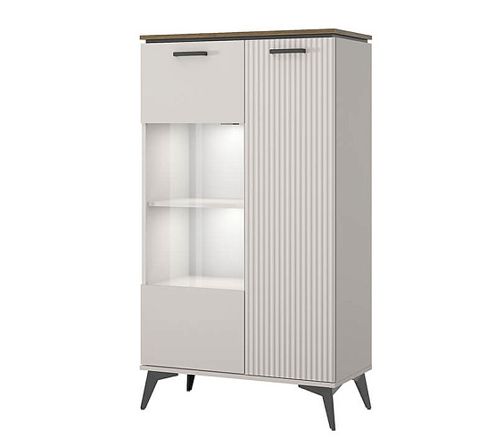 Фото Шкаф VINATI с витриной 1V1D P