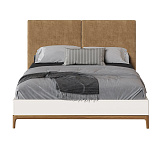 Кровать односпальная Bari с мягкой  спинкой