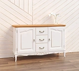 Комод широкий Marlette WOOD Прованс 3 ящика 2 двери
