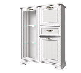 Фото Тумба 1V2D1S TIFFANY (вудлайн кремовый)