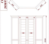Шкаф Марина СКМ-001-16