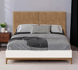 Кровать двуспальная Bari с мягкой  спинкой