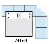 Диван-кровать угловой 3Р-2/2-3Р Милан (2)
