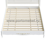 Кровать двуспальная Romantic Gold R616D/R618D с мягким изголовьем