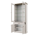 Шкаф с витриной TOSCANA NEW 2V2D1S