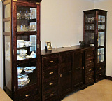 Шкаф с витриной Марина СКМ-001-41(-01)