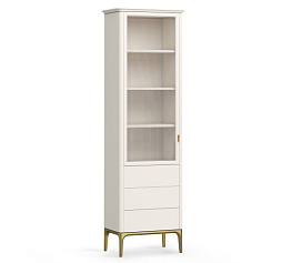 Фото Шкаф книжный малый 3 ящика Alte Primo gold Pr129D