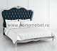 Кровать двуспальная Atelier Home A526/A528 с мягким изголовьем