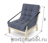 Кресло Локи Textile