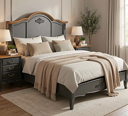 Фото Кровать двуспальная Marlette WOOD Прованс