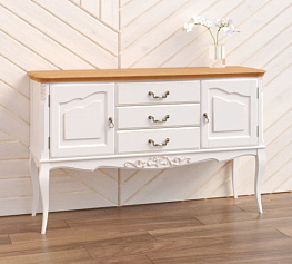 Фото Консоль Marlette WOOD 3 ящика 2 двери