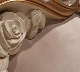 Кровать двуспальная Romantic Gold R418/R416 с мягким изголовьем