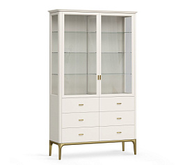 Фото Витрина стеклянная большая Primo gold Pr014DP