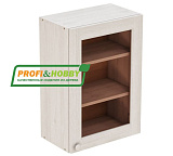 Шкаф настенный 1 дверь 500х720 стекло Profi&Hobby