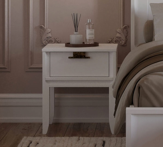 Фото Тумба прикроватная Бридж с 1 ящиком на ножках