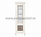 Шкаф-витрина (филенка с декором) Портофино Т-501 (Д)