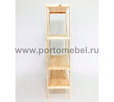 Стеллаж Хей 120х78х30 полки из щита
