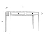Стол письменный Квадро-С 02