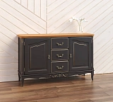 Комод широкий Marlette WOOD Прованс 3 ящика 2 двери