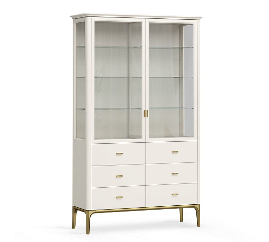 Фото Витрина стеклянная большая Primo gold Pr014DP