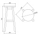 Табурет барный Модерн