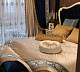 Кровать двуспальная Atelier Gold A526/A528 с мягким изголовьем